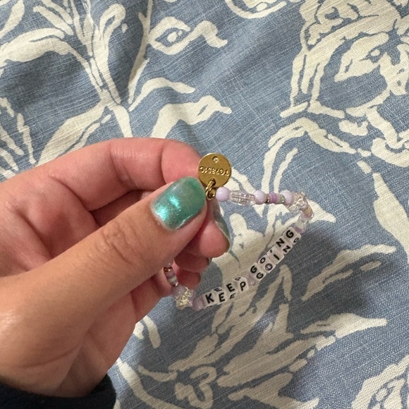 Little Words Project ‘Keep Going’ Beaded Bracelet - Picture 2 of 4